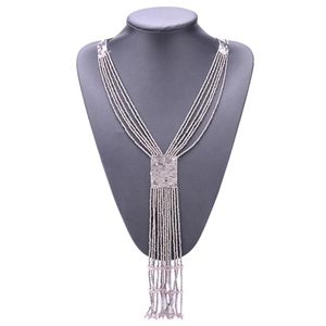 2 Balinese Handmade Glass Seed Bead Necklaces